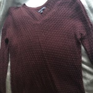 Maroon American eagle sweater